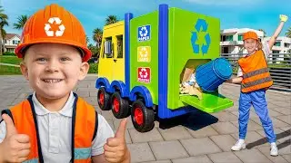 Kids learn to Sort Garbage - Earth Day Story