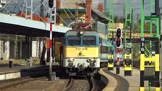 Trains at Budapest Nyugati and Ferihegy (Passenger and freights). MAV Start