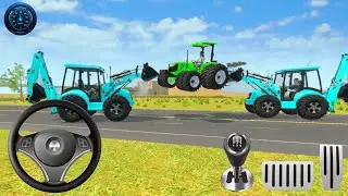 JCB Power vs Tractor | Shocking Result! 🔥#gameplay #tractor #gamingvideo #games 