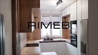 KUCHNIA AKRYLE BIEL  MAT, Dąb Halifax