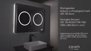 Zierath Montagevideo - Aufputz-Spiegelschrank 