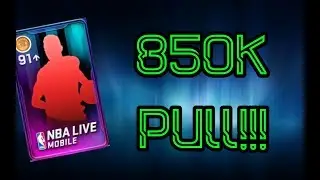 850K PULL!!!! VENICE BEACH 91+ ELITE PLAYER PACK!!!! NBA LIVE MOBILE