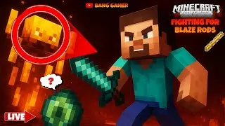 🔥 &ldquo;FIGHTING FOR BLAZE RODS in the NETHER! | Minecraft Pocket Edition #shortslive #shortsfeed |