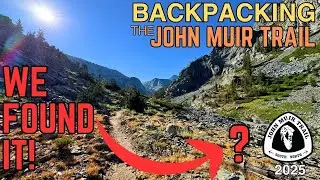We Found The Elusive Muir Rock on the John Muir Trail | #johnmuirtrail #backpacking #hiking