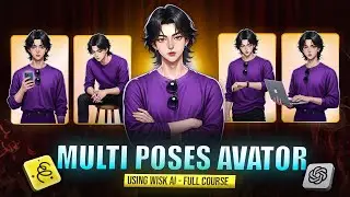 Make Your Own Avatar in Different Poses 🔥(100% FREE METHOD) Using Wisk Ai