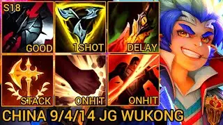 Top 10 Wukong MVP Jungle 6/1/11 - China Server Wild Rift Season 18 New Build Best Tier By Tiarty