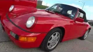 1991 Porsche 911 Carrera II in action