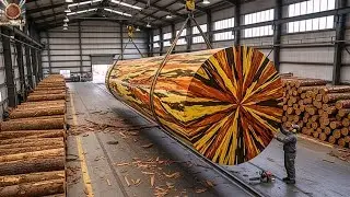 DIY Woodworking ASMR &ndash; Turning One Giant Log Into a One-of-a-Kind Copper Inlay Table