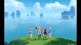 [Genshin Impact] Midsummer Island Adventure all cutscenes (Aether MC; Chinese dub; 1080p HD)