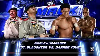 WWE 2k15 Чемпионат Вселенной первый этап SGT.Slaughter - Darren Young