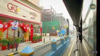 147C BS6 ULE MTC Bus crossing T.Nagar new steel flyover | All major shops in Single Place!!