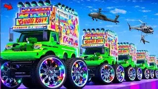 Motu Patlu ने किया Biggest Indian dj Super Mega Ramp Challenge 😱😱😱 GTA-5