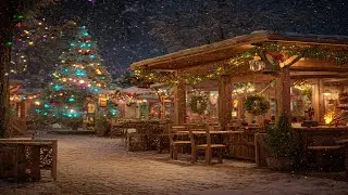 Smooth Piano Background Music & Fireplace Sounds Winter Cafe Ambience with Warm Piano Music to Relax