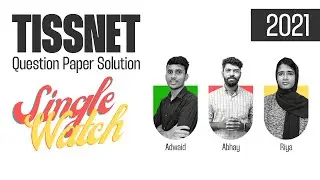 TISSNET 2021 Question Paper Solutions | Kerala's #1 PG Coaching