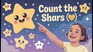 ⭐🎵 Давайте посчитаем звёзды | Детская песенка для подсчёта | Детская песенка 🎵⭐