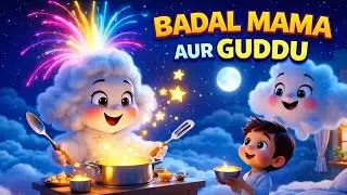Badal Mama Aur Guddu | Pyari Jadui Kahani | 3D Kids Cartoon || Hindi 
