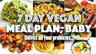 7 DAY VEGAN CHALLENGE MEAL PLAN (Easy, go-to recipes)