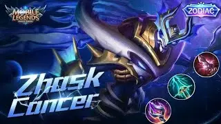 ZHASK THE ZODIAC CANCER SKIN GAMEPLAY | MOBILE LEGENDS 