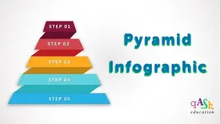 11. Draw 5 point Pyramid Infographic | PowerPoint Smartart  |Free PPT | Online Teaching PowerPoint