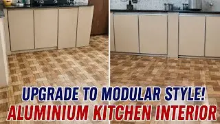 Kerala kitchen makeover...:സ്ലാബ് ചെയ്ത കിച്ചനും മോഡേൺ ആകാം ✨