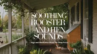 Soothing Rooster and Hen Sounds  Yoga and Meditation Music for Deep Focus