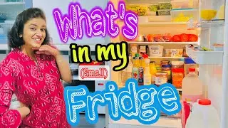What’s in my (small) FRIDGE | Kitchen vlog | Lintu Rony | London |Tesco