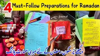 4 Pre-Ramadan Preps. to Manage Home & Prayers in Stress-Free Ways🌷| Every Housewife Must Follow✅