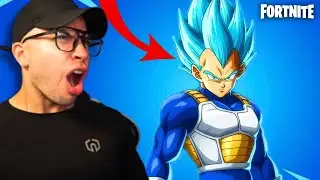 Dragon Ball Fortnite is INSANE! (Vegeta Gameplay)