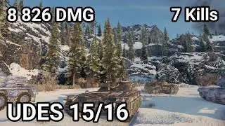 UDES 15/16 - 8 826 damage / 7 kill / 665 blocked