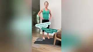 Easy Standing Hamstrings Stretch for Low Back Pain