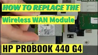 How to replace the Wireless WAN Module for HP ProBook 440 G4 Laptop