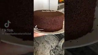 Massa chiffon  de chocolate  top das gal&aacute;xias da nossa querida @camiladocelaroficial