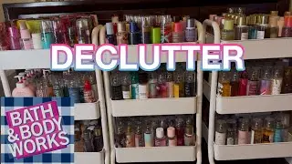 *DECLUTTER BBW LOTIONS* BATH & BODY WORKS DECLUTTER VIDEO