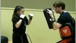10-Year-Old Girl Kickboxer