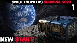 Space Engineers Survival (EP1) | A Harder Space Start [2026]