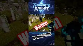 Warden vs 50 Iron Golems: Kaun Jeetega? 😱 #shorts #minecraft