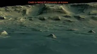 3D Mars Tour #4 Layered Outcrop in Gale Crater