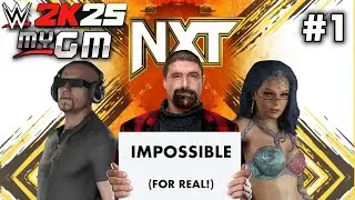 Trying to Beat the HARDEST My GM Challenge - WWE 2K25 Impossible My GM Series Episode #1
