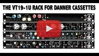 VT19-1U | professional 19-inch rack for vintage danner cassette modules