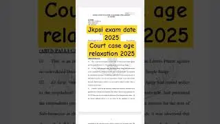 jkpsi exam date 2025 | jkssb update | jkssb jkp update | jkpsi expected exam date 2025 #jkssb