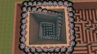 POV TOO MANY YOSHOI BOTS HAVING FUN IN MAZE!!   #gmod #nextbots