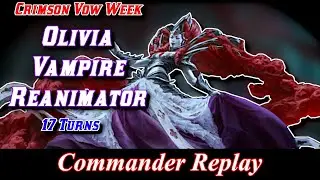Olivia Crimson Bride Vampire Reanimator vs Thromok, Mathas, Ranar | MTG EDH Gameplay