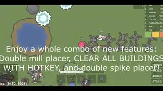 Lostworld.io: DOUBLE SPIKE PLACER, REMOVE ALL BUILDINGS ON HOTKEY, AND DOUBLE MILL PLACER |BEST HACK