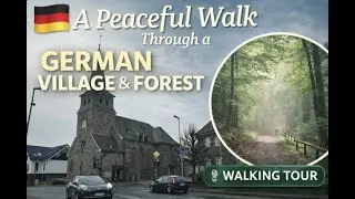 A Peaceful Walk Through a German Village & Forest | 40-Min Walking Tour