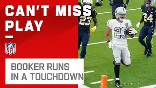 Devontae Booker Gets Out to the Sideline for a TD
