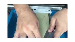 FSK #400 vitrified diamond stone field test (from flat to sharp)