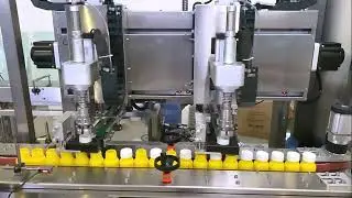 Tracking type screw capping machine bottles capper