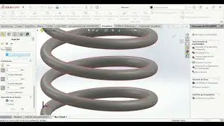 Simulaci&oacute;n de resorte en SolidWorks