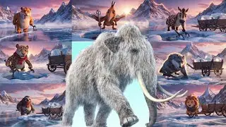 🧊❄️🦕 ABC Prehistoric Ice Harvest Song | Dino & Ice Age Animals Collect Ice | Jumpy Jungle TV