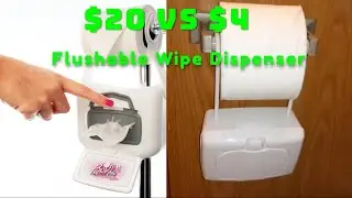 DIY WIPE DISPENSER ~ FLUSHABLE BATHROOM WIPE DISPENSER (BOUDE)
